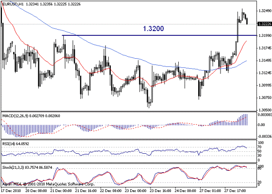 EUR/USD Technichal Analysis 28-12-2010